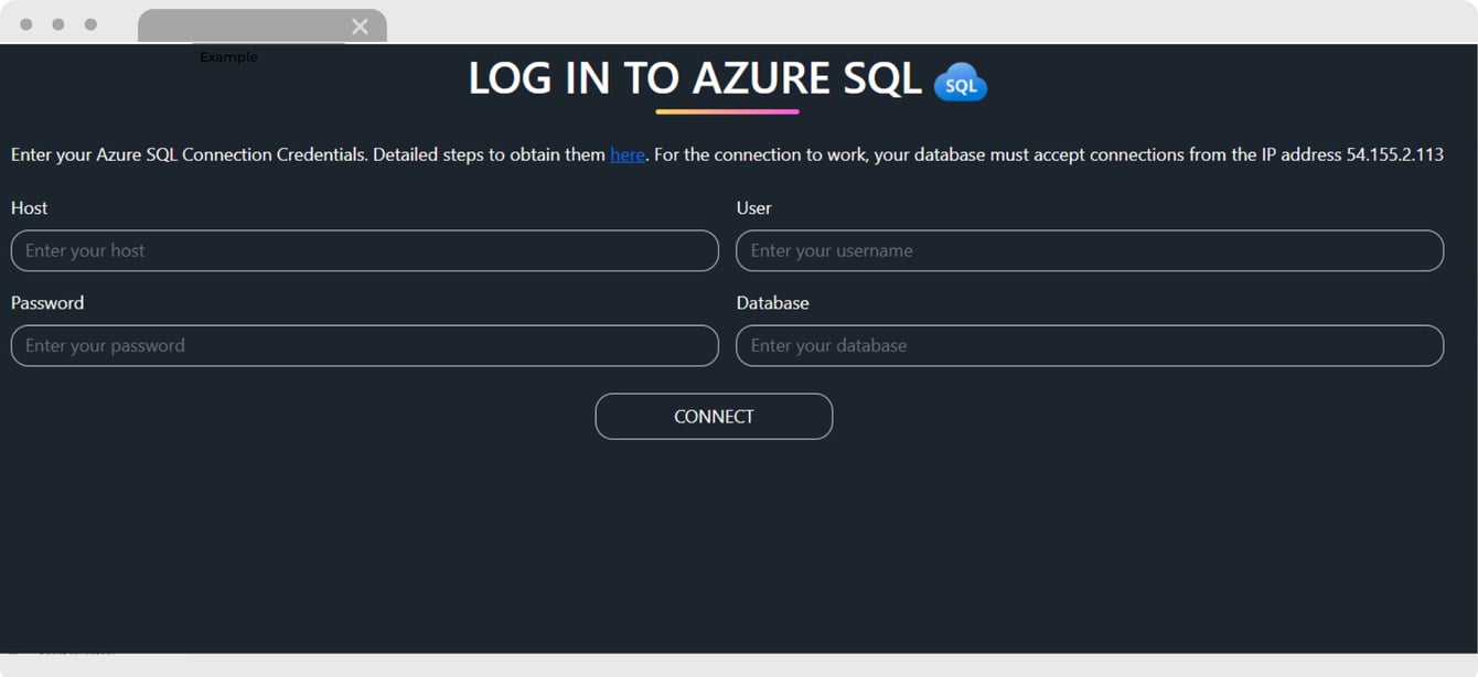 Entendiendo los campos de inicio de sesión de Azure SQL
