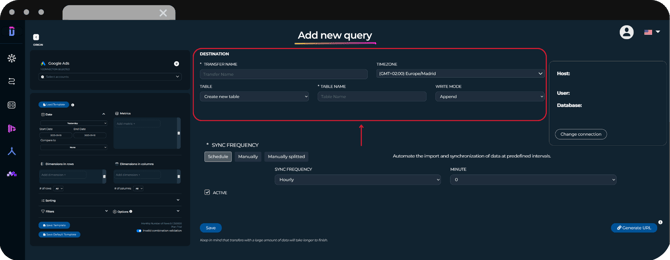Azure SQL - Transfer details