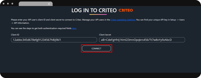 Criteo Log In