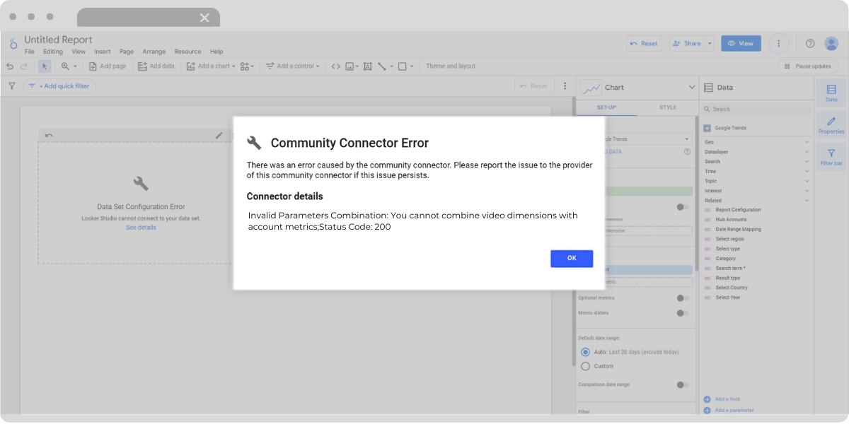 Understanding Looker Studio: Troubleshooting Common Errors