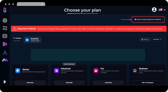 UI FEB 2026 - Pago fallido